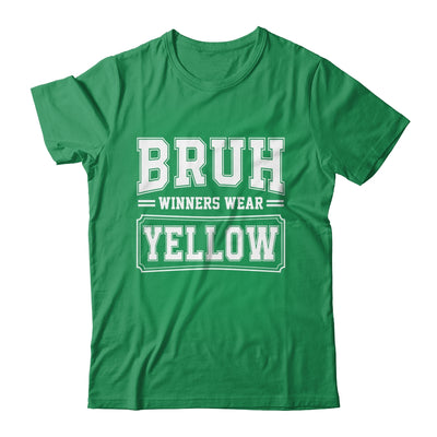 Yellow Field Day Team Spirit Bruh Winners Wear Yellow Shirt & Hoodie | siriusteestore