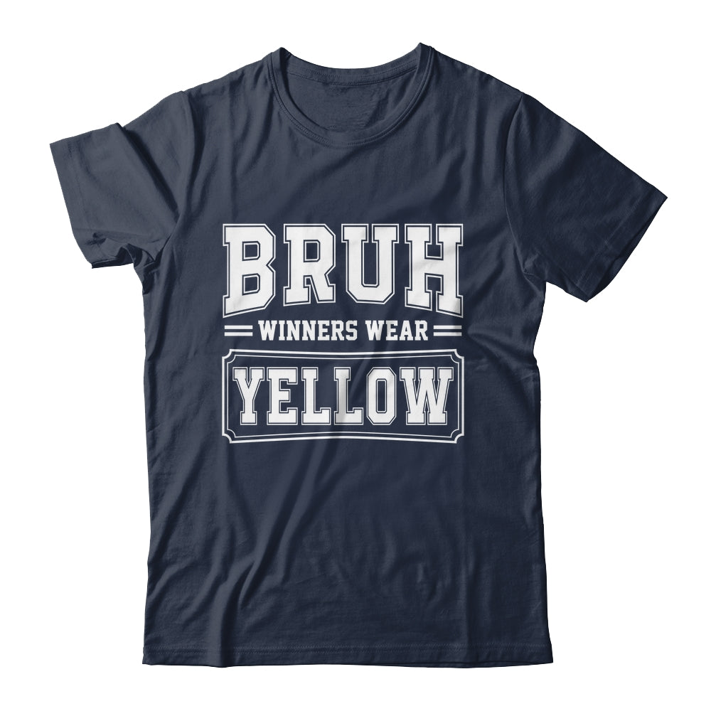 Yellow Field Day Team Spirit Bruh Winners Wear Yellow Shirt & Hoodie | siriusteestore