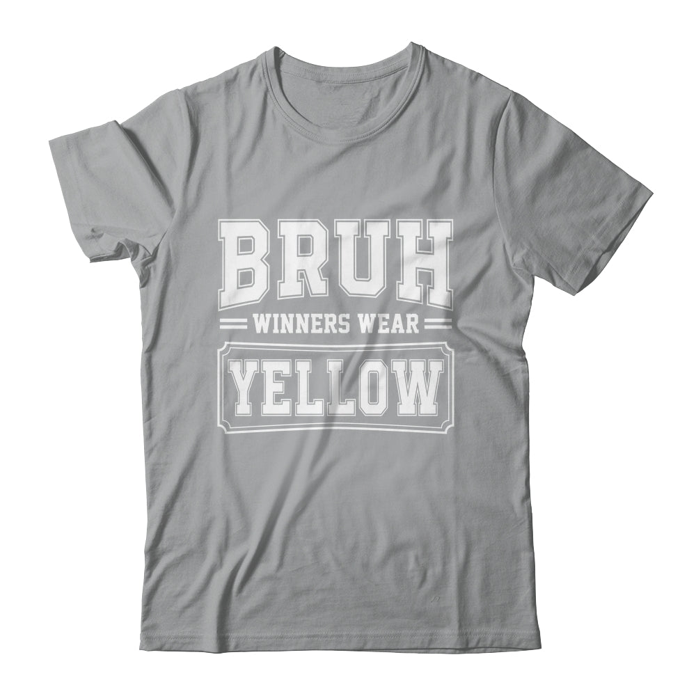 Yellow Field Day Team Spirit Bruh Winners Wear Yellow Shirt & Hoodie | siriusteestore