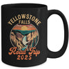 Yellowstone Falls Road Trip 2025 Summer Vacation Family Mug | siriusteestore