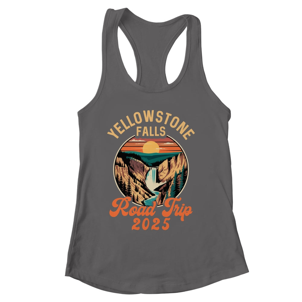 Yellowstone Falls Road Trip 2025 Summer Vacation Family Shirt & Tank Top | siriusteestore