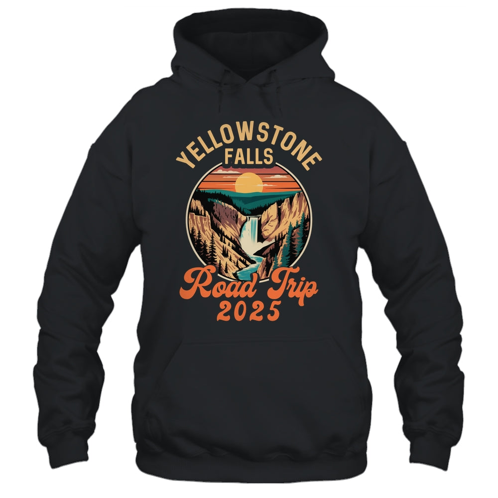 Yellowstone Falls Road Trip 2025 Summer Vacation Family Shirt & Tank Top | siriusteestore