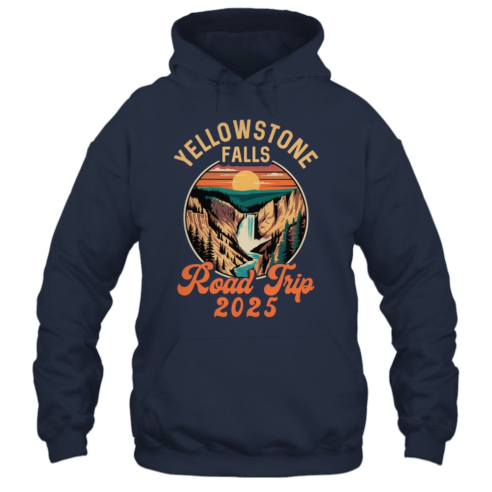Yellowstone Falls Road Trip 2025 Summer Vacation Family Shirt & Tank Top | siriusteestore