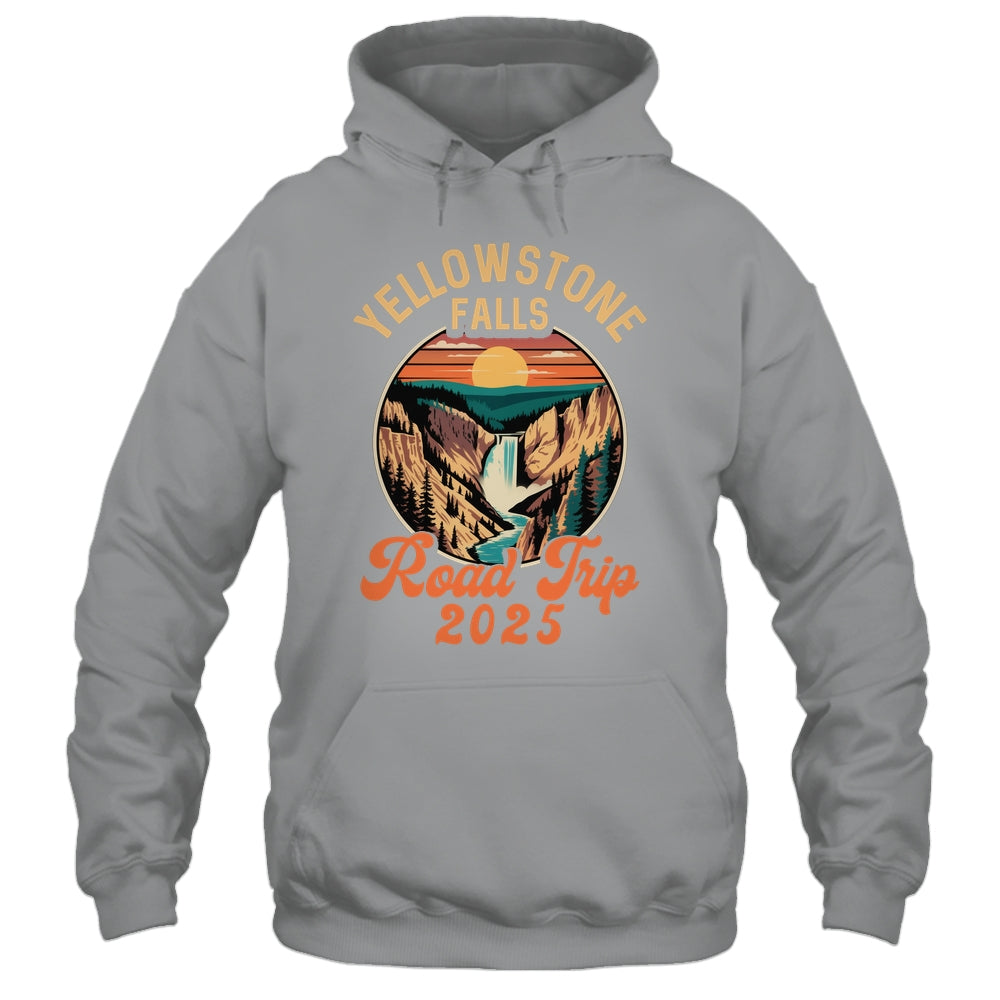 Yellowstone Falls Road Trip 2025 Summer Vacation Family Shirt & Tank Top | siriusteestore