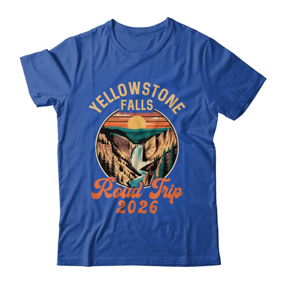 Yellowstone Falls Road Trip 2026 Summer Vacation Family Shirt & Tank Top | siriusteestore