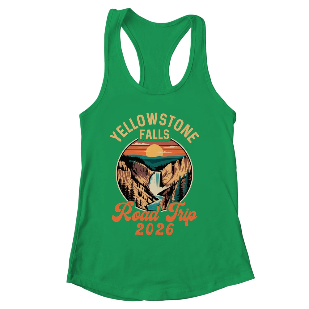 Yellowstone Falls Road Trip 2026 Summer Vacation Family Shirt & Tank Top | siriusteestore