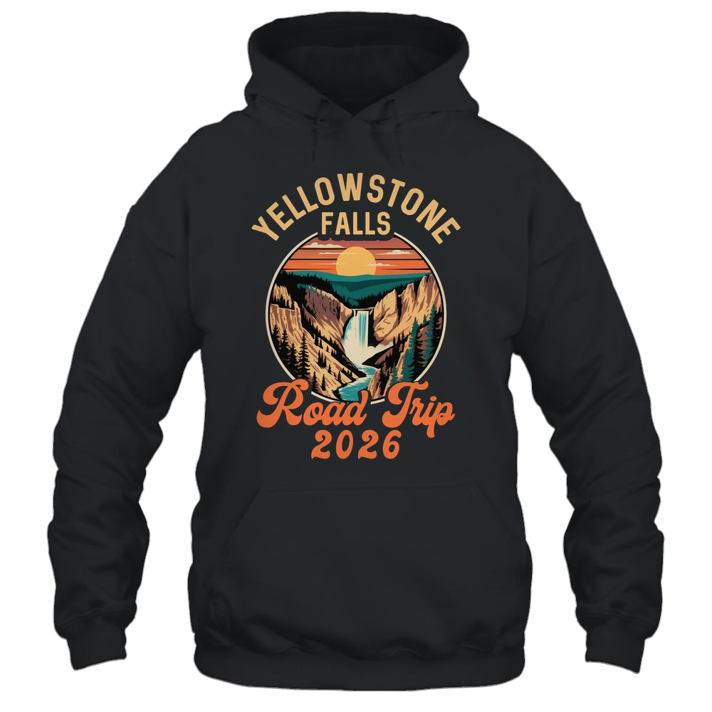 Yellowstone Falls Road Trip 2026 Summer Vacation Family Shirt & Tank Top | siriusteestore