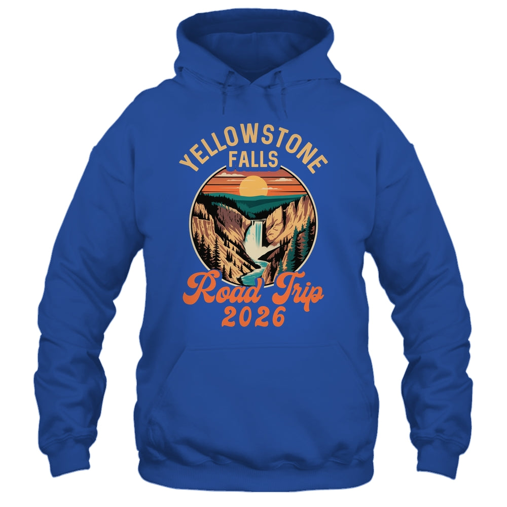 Yellowstone Falls Road Trip 2026 Summer Vacation Family Shirt & Tank Top | siriusteestore