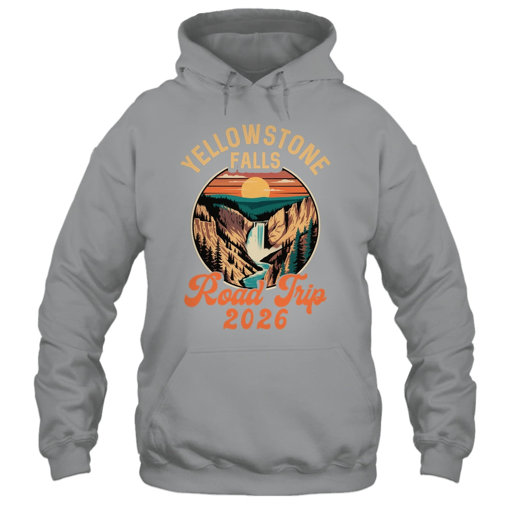Yellowstone Falls Road Trip 2026 Summer Vacation Family Shirt & Tank Top | siriusteestore