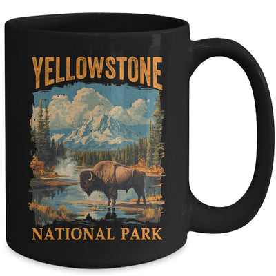 Yellowstone National Park Vintage Hiking Camping Mug | siriusteestore