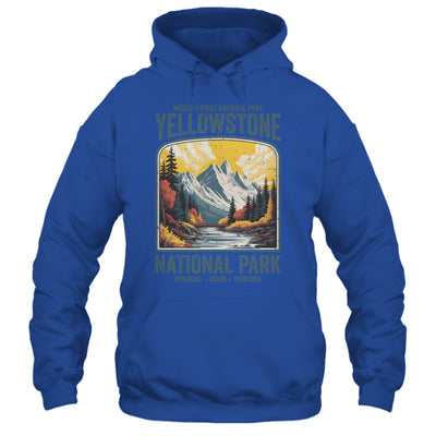 Yellowstone National Park Vintage Hiking Camping Nature Shirt & Tank Top | siriusteestore