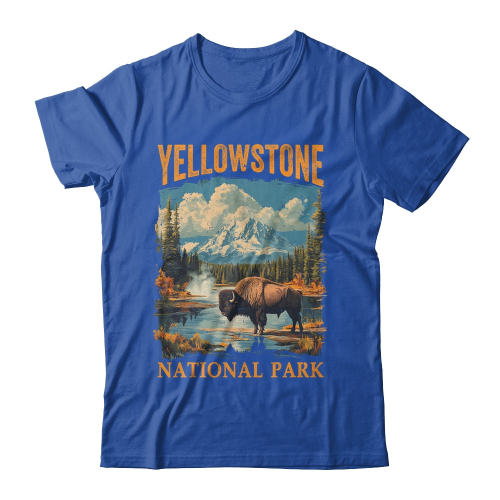 Yellowstone National Park Vintage Hiking Camping Shirt & Hoodie | siriusteestore