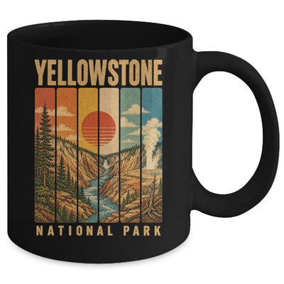 Yellowstone National Park Wyoming Usa Outdoor Vintage Hiking Mug | siriusteestore