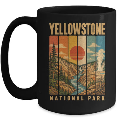 Yellowstone National Park Wyoming Usa Outdoor Vintage Hiking Mug | siriusteestore