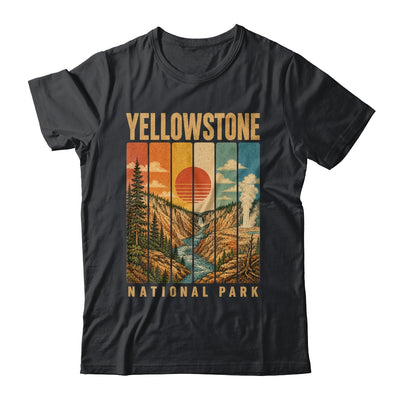 Yellowstone National Park Wyoming Usa Outdoor Vintage Hiking Shirt & Tank Top | siriusteestore