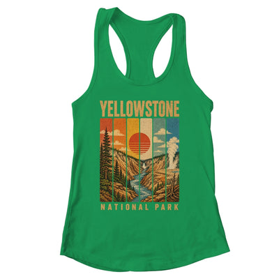 Yellowstone National Park Wyoming Usa Outdoor Vintage Hiking Shirt & Tank Top | siriusteestore