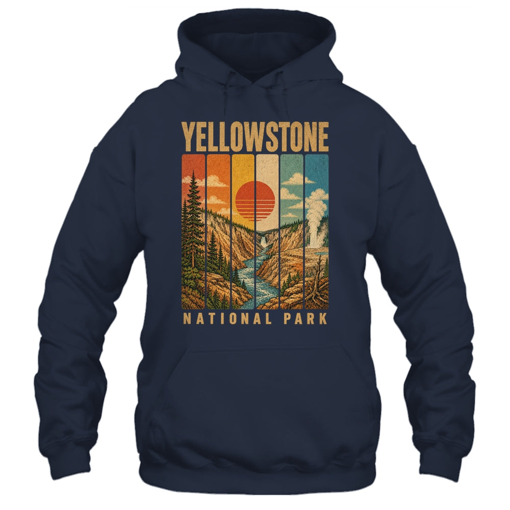 Yellowstone National Park Wyoming Usa Outdoor Vintage Hiking Shirt & Tank Top | siriusteestore