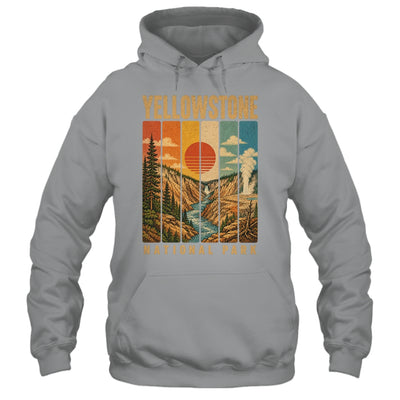 Yellowstone National Park Wyoming Usa Outdoor Vintage Hiking Shirt & Tank Top | siriusteestore