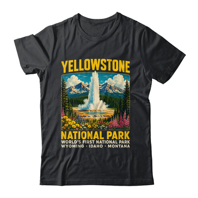 Yellowstone Road Trip 2026 National Park Retro Travel Art Shirt & Tank Top | siriusteestore