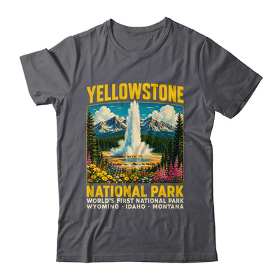 Yellowstone Road Trip 2026 National Park Retro Travel Art Shirt & Tank Top | siriusteestore