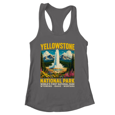 Yellowstone Road Trip 2026 National Park Retro Travel Art Shirt & Tank Top | siriusteestore