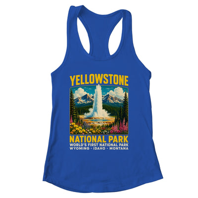 Yellowstone Road Trip 2026 National Park Retro Travel Art Shirt & Tank Top | siriusteestore