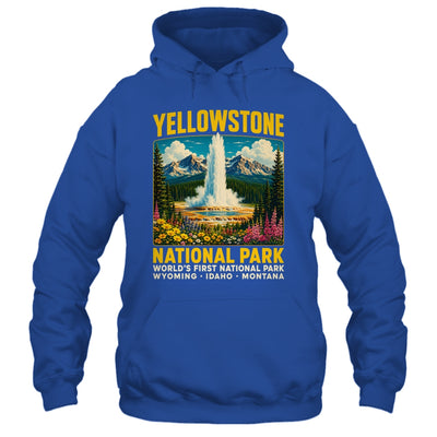 Yellowstone Road Trip 2026 National Park Retro Travel Art Shirt & Tank Top | siriusteestore