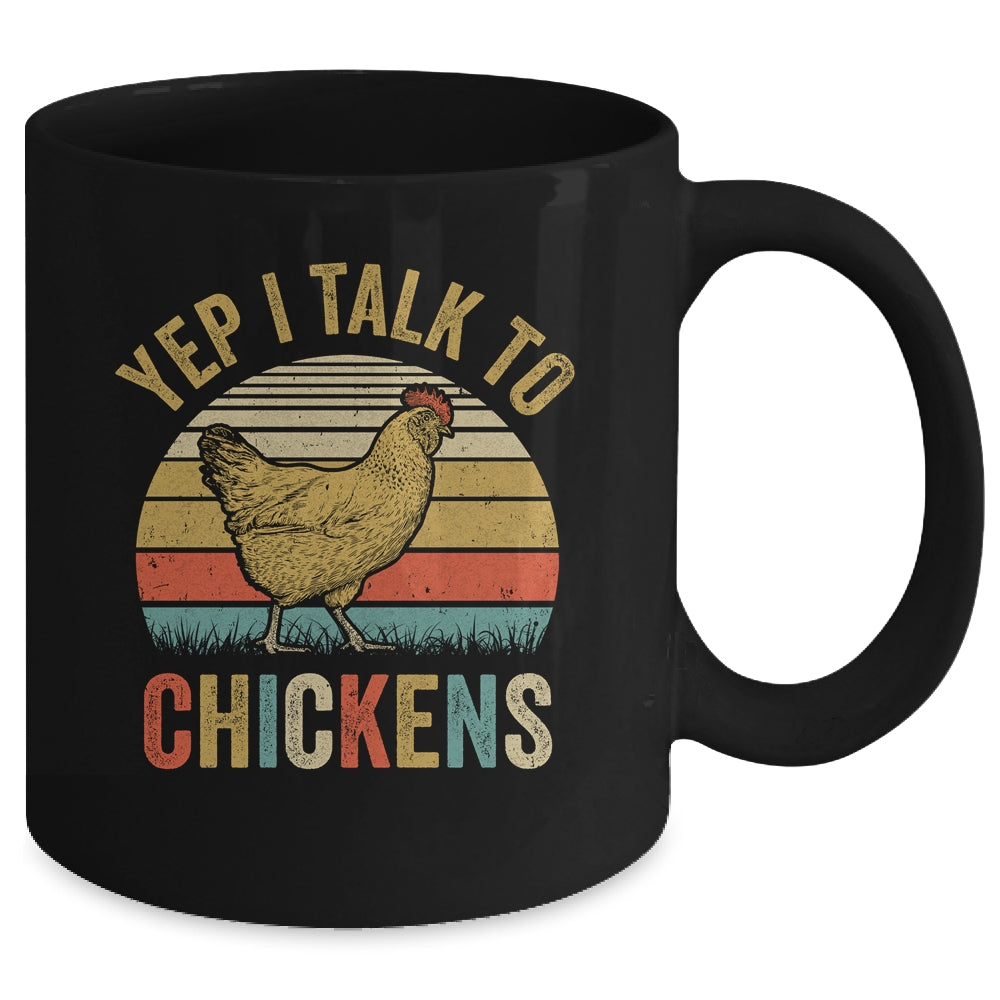 Yep I Talk To Chickens For Men Women Funny Poultry Farmer Mug | siriusteestore