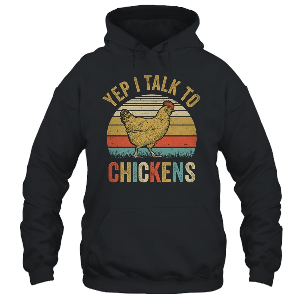 Yep I Talk To Chickens For Men Women Funny Poultry Farmer Shirt & Tank Top | siriusteestore