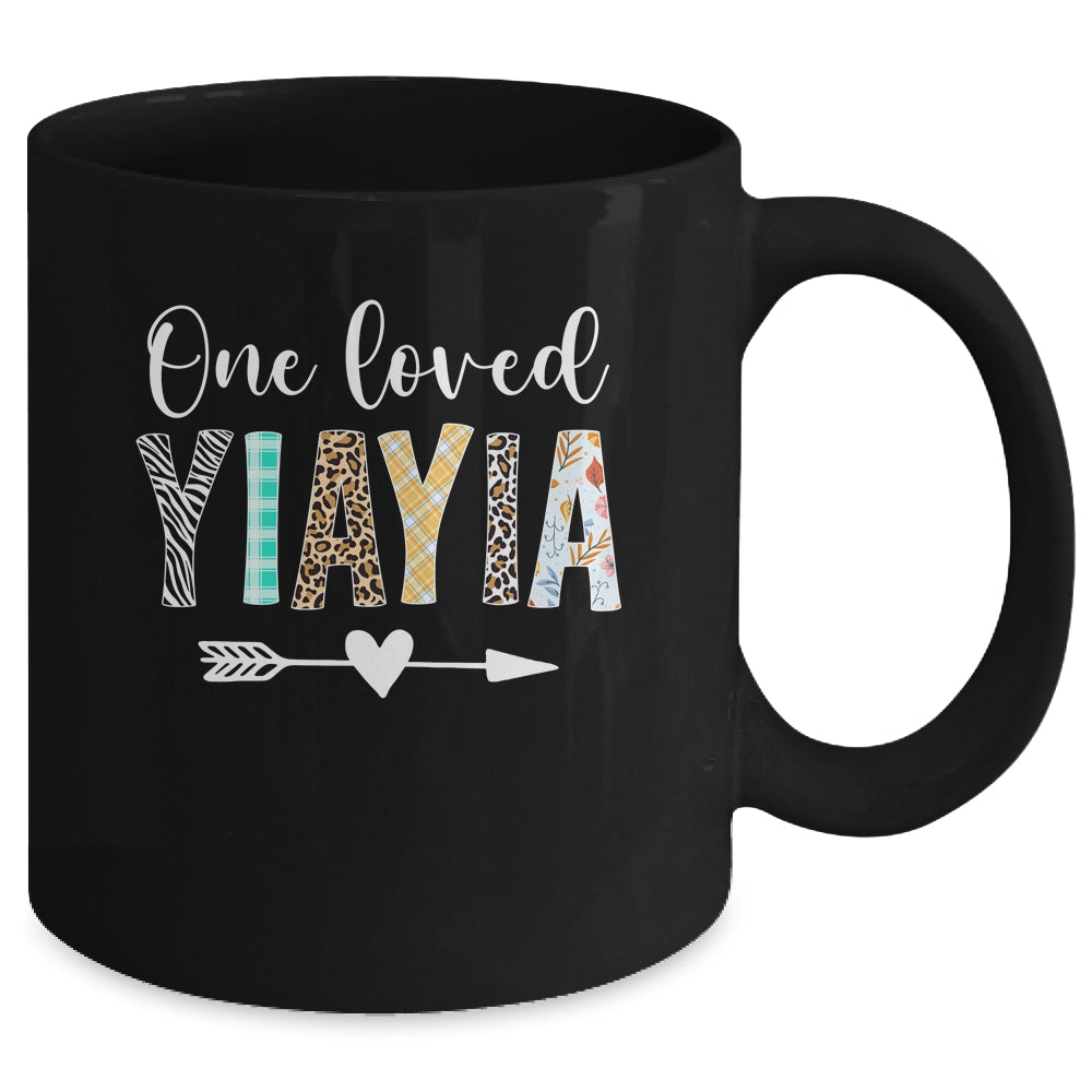 Yiayia Women Cute Design One Loved Nana Mother's Day Mug | siriusteestore
