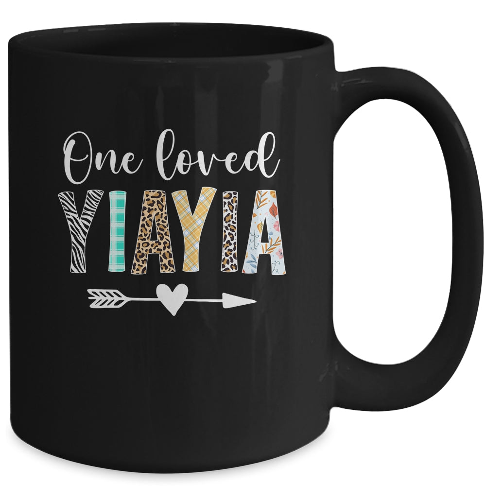 Yiayia Women Cute Design One Loved Nana Mother's Day Mug | siriusteestore