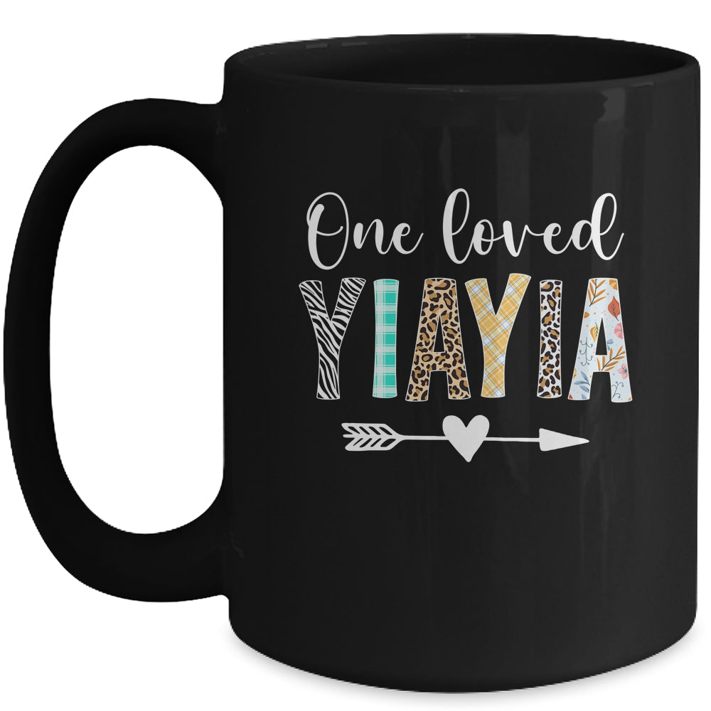 Yiayia Women Cute Design One Loved Nana Mother's Day Mug | siriusteestore