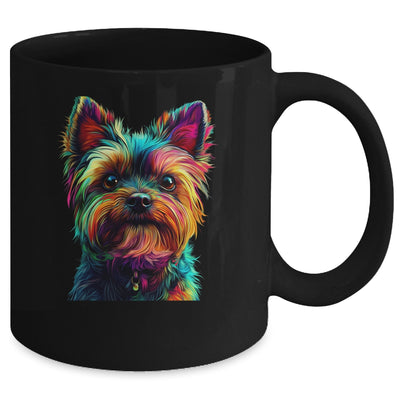Yorkshire Terrier Dog Colorful Face Dog Lover Men Women Mug | siriusteestore
