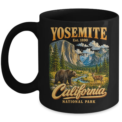 Yosemite California National Park 1890 Camping Souvenir Mug | siriusteestore