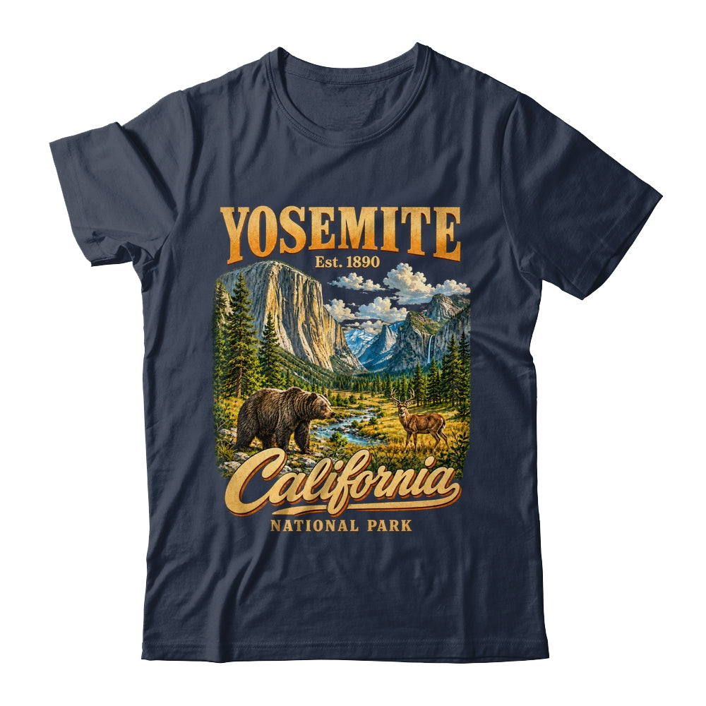 Yosemite California National Park 1890 Camping Souvenir Shirt & Tank Top | siriusteestore
