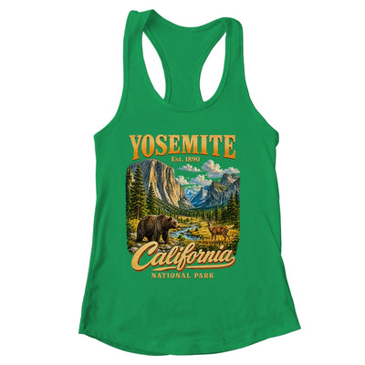 Yosemite California National Park 1890 Camping Souvenir Shirt & Tank Top | siriusteestore