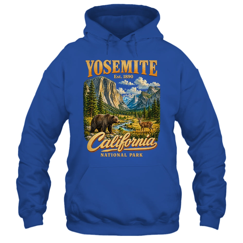 Yosemite California National Park 1890 Camping Souvenir Shirt & Tank Top | siriusteestore