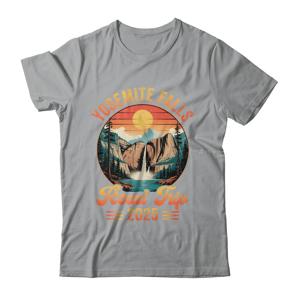 Yosemite Falls Road Trip 2025 Summer Vacation Family Matching Shirt & Tank Top | siriusteestore
