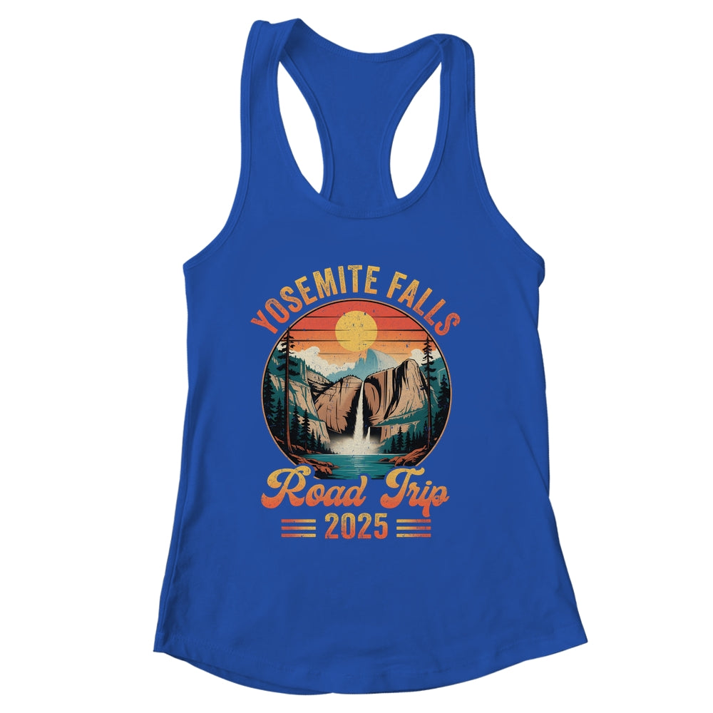 Yosemite Falls Road Trip 2025 Summer Vacation Family Matching Shirt & Tank Top | siriusteestore