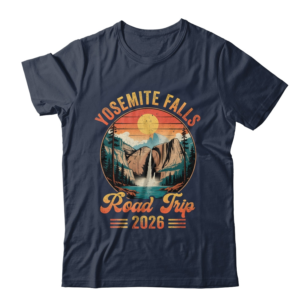 Yosemite Falls Road Trip 2026 Summer Vacation Family Matching Shirt & Tank Top | siriusteestore