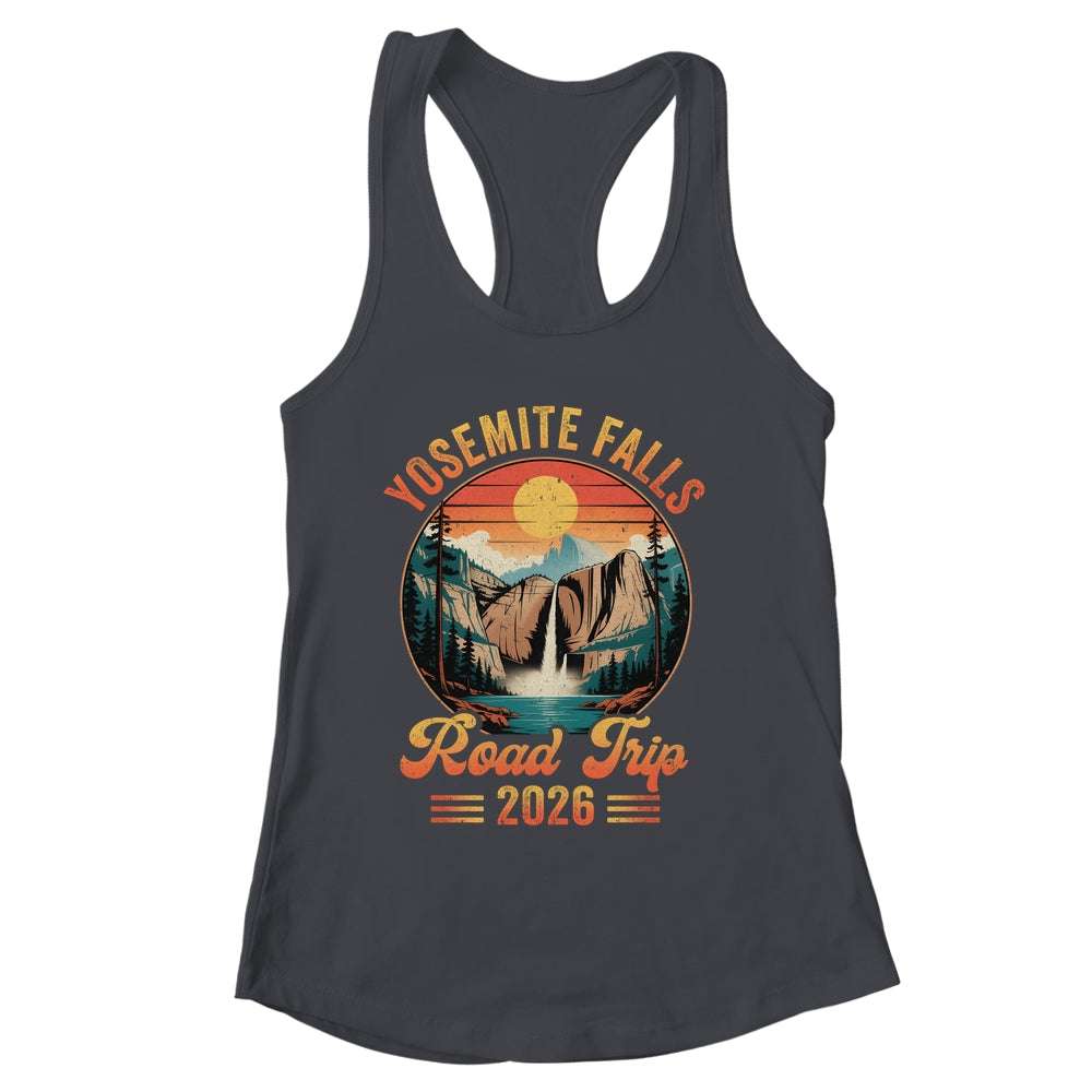 Yosemite Falls Road Trip 2026 Summer Vacation Family Matching Shirt & Tank Top | siriusteestore
