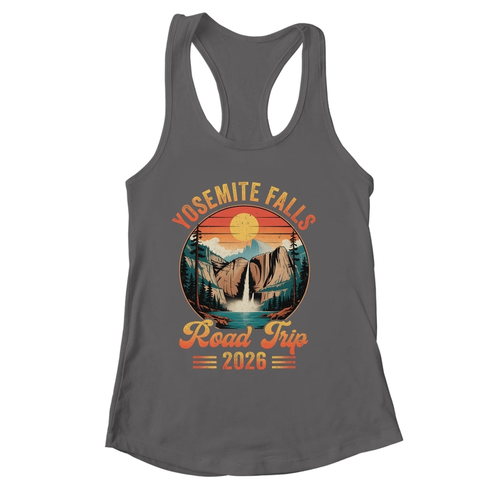 Yosemite Falls Road Trip 2026 Summer Vacation Family Matching Shirt & Tank Top | siriusteestore