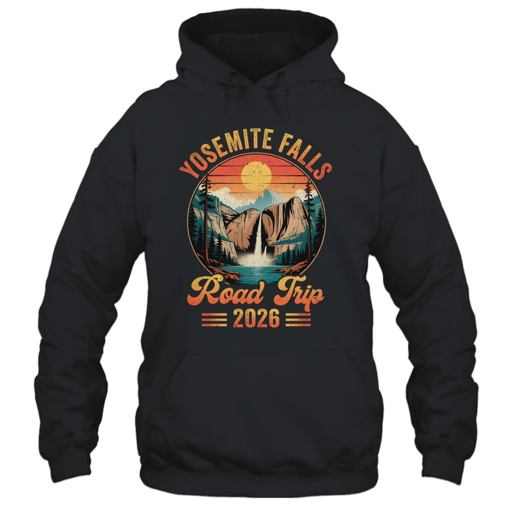 Yosemite Falls Road Trip 2026 Summer Vacation Family Matching Shirt & Tank Top | siriusteestore