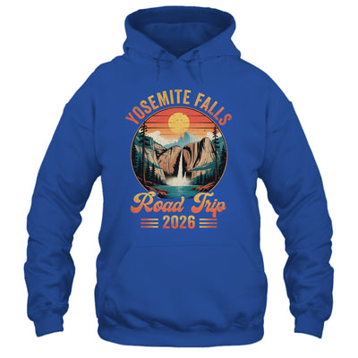 Yosemite Falls Road Trip 2026 Summer Vacation Family Matching Shirt & Tank Top | siriusteestore