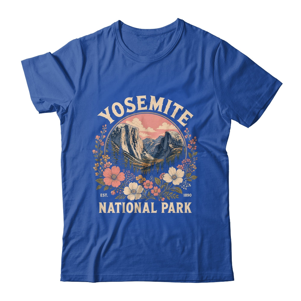 Yosemite National Park 2026 Floral Vintage Women California Shirt & Hoodie | siriusteestore