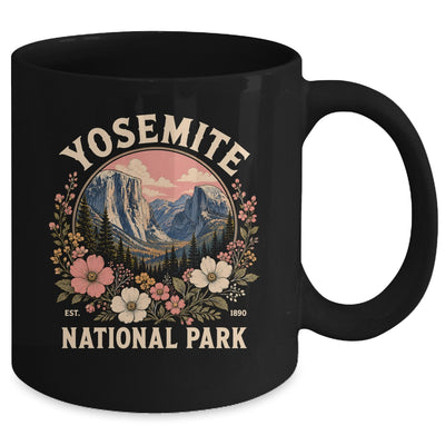 Yosemite National Park 2026 Floral Vintage Women California Mug | siriusteestore