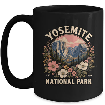 Yosemite National Park 2026 Floral Vintage Women California Mug | siriusteestore