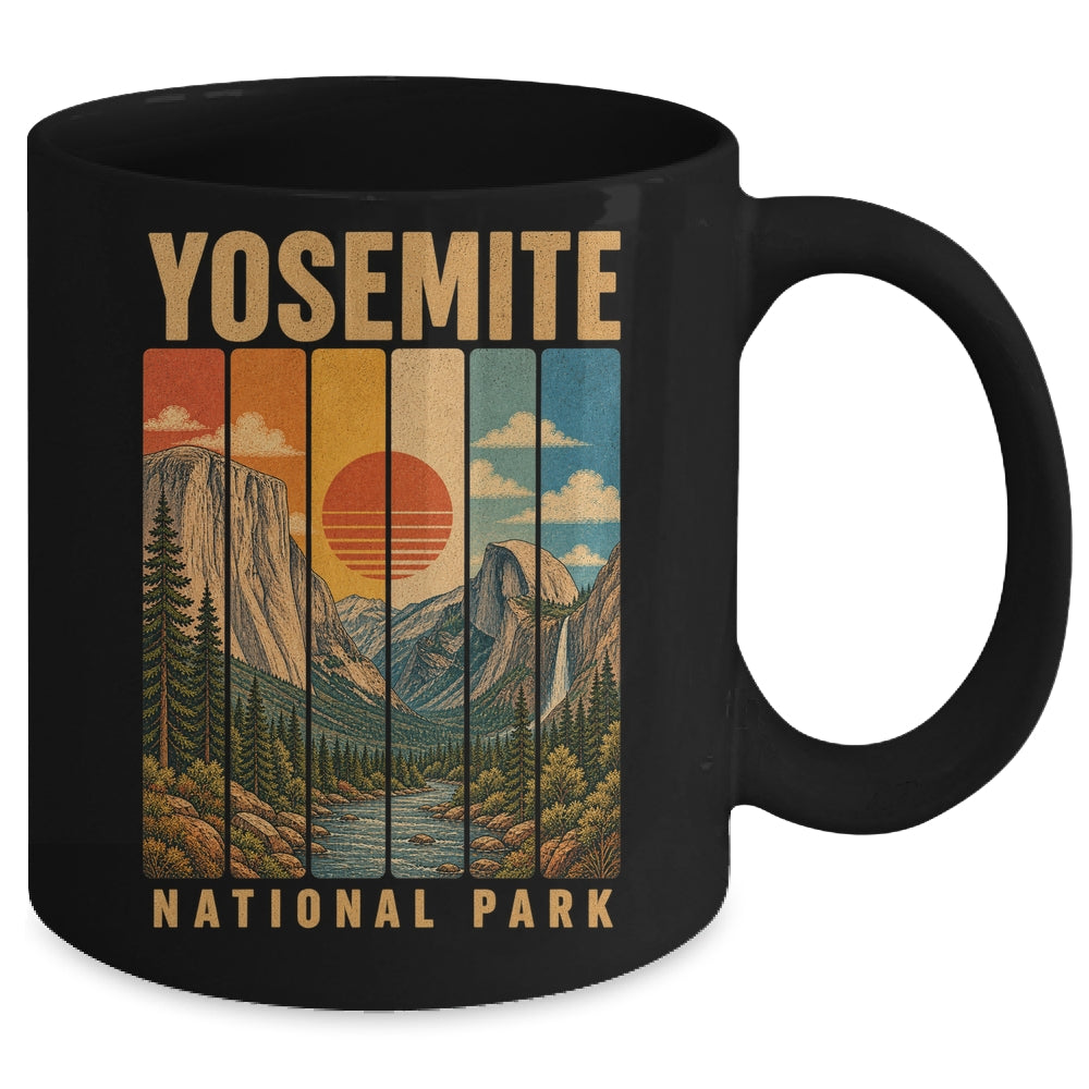 Yosemite National Park California Usa Outdoor Vintage Hiking Mug | siriusteestore