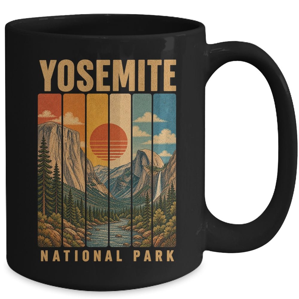 Yosemite National Park California Usa Outdoor Vintage Hiking Mug | siriusteestore