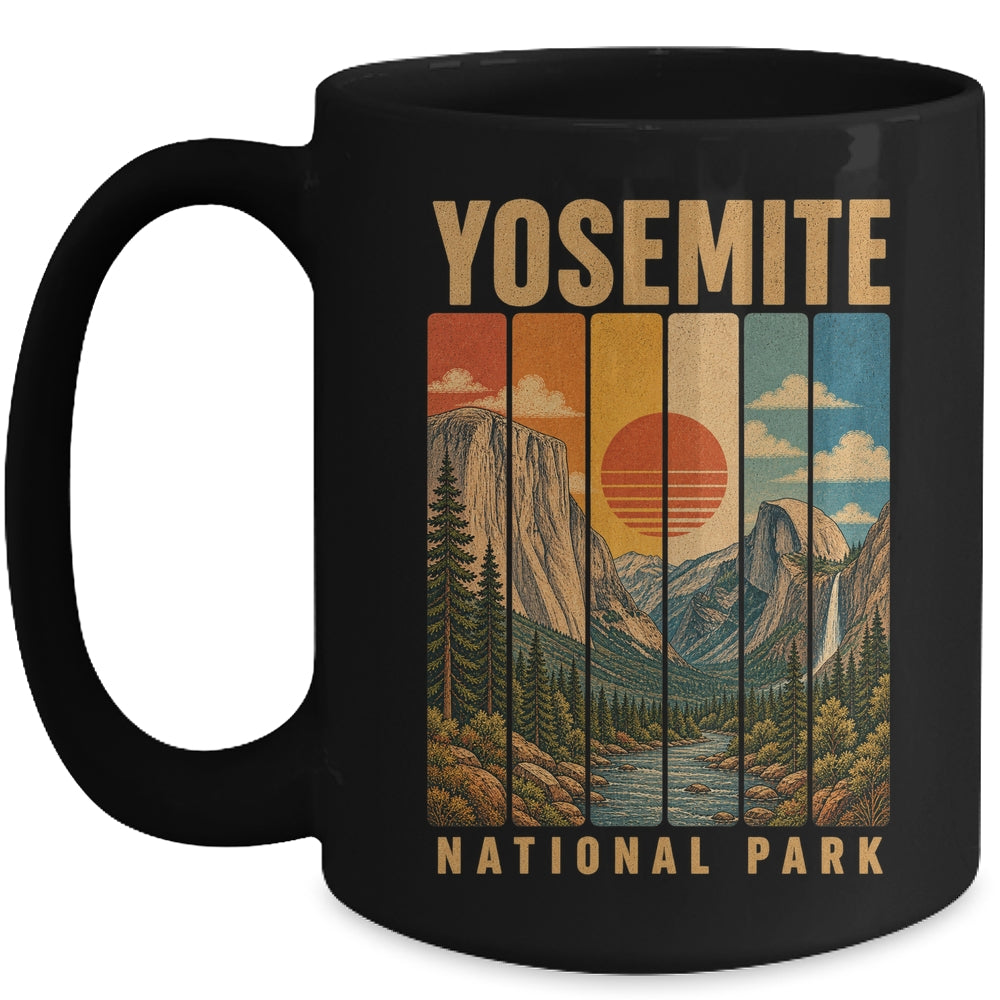 Yosemite National Park California Usa Outdoor Vintage Hiking Mug | siriusteestore
